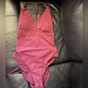 One piece bathing suit